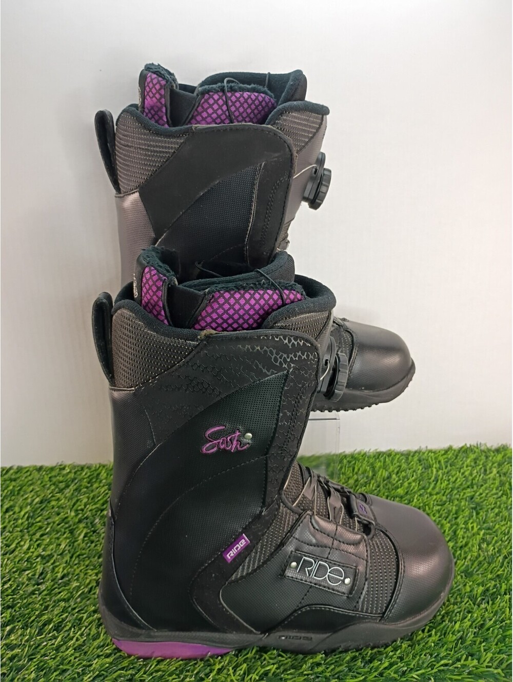 RIDE SASH BOA COILER All Mountain Snowboard Boots US 9.5 Women’s Mondo 26.5
